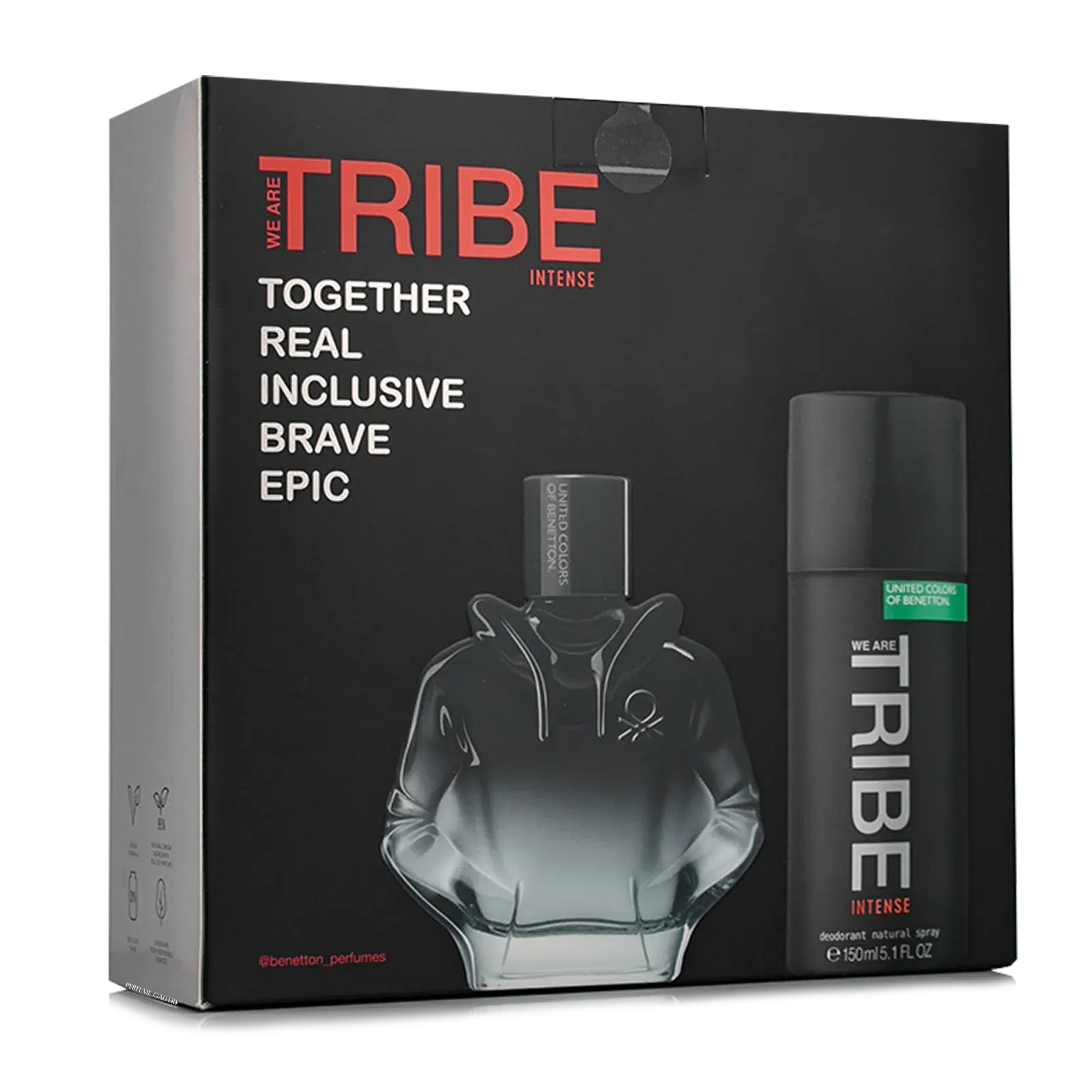 Benetton We Are Tribe Intense 2-Piece Gift Set for Men EDP