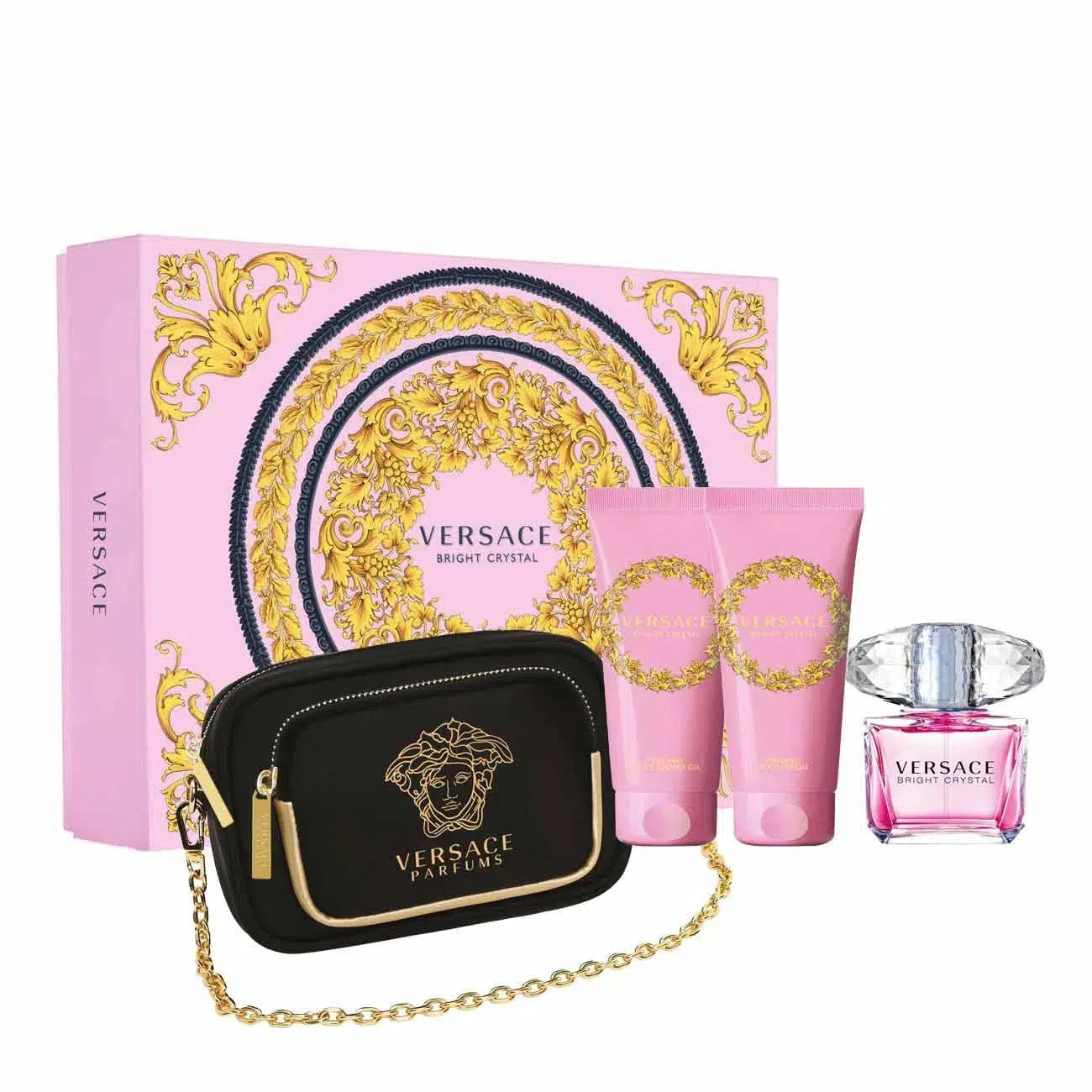 Buy Versace Bright Crystal 3-Piece with Versace Clutch Gift